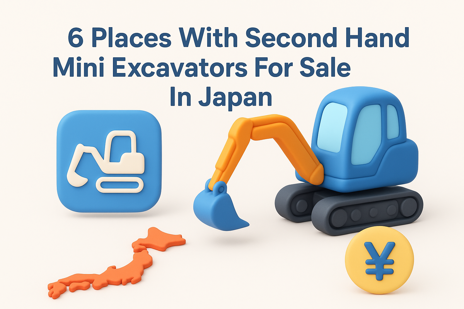 6 Places With Second Hand Mini Excavators For Sale In Japan