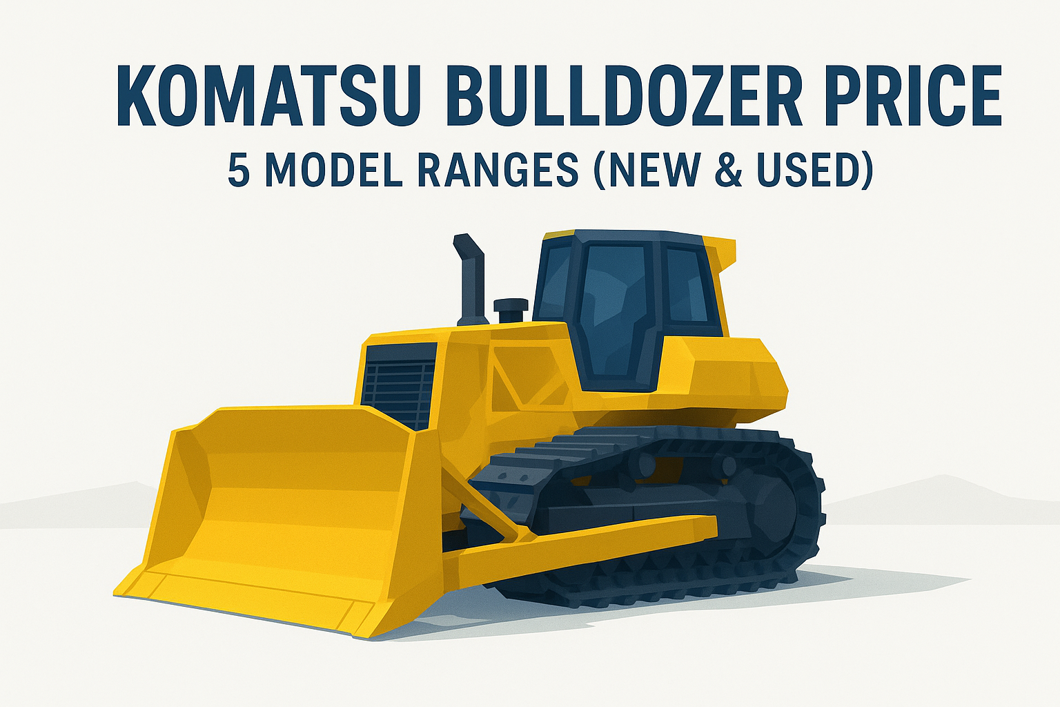 Komatsu Bulldozer Price: 5 Model Ranges (New & Used)