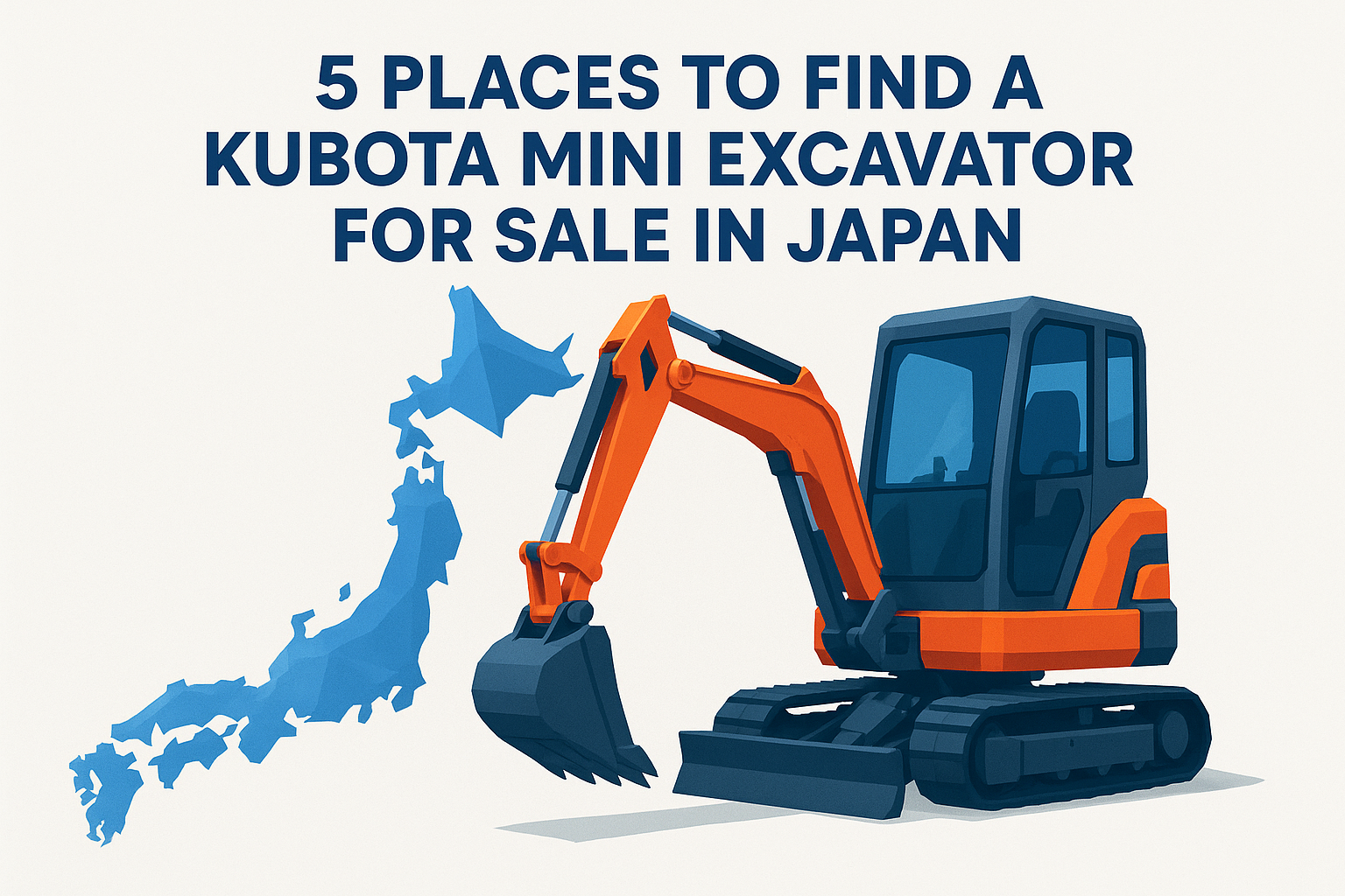 5 Places To Find A Kubota Mini Excavator For Sale In Japan