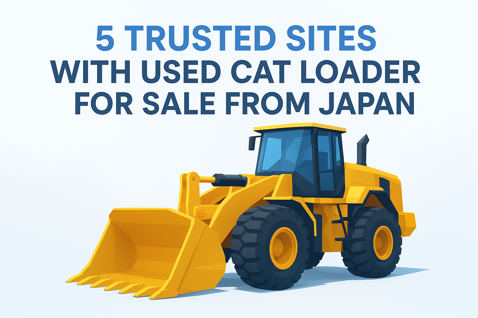 5 Trusted Sites With Used Cat Loader For Sale From Japan