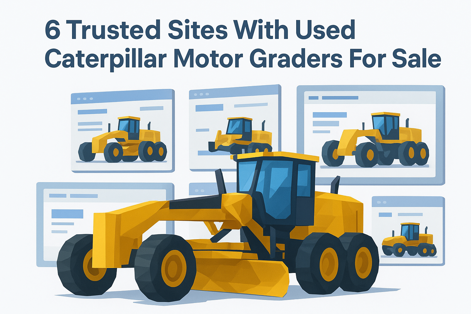 6 Trusted Sites With Used Caterpillar Motor Graders For Sale