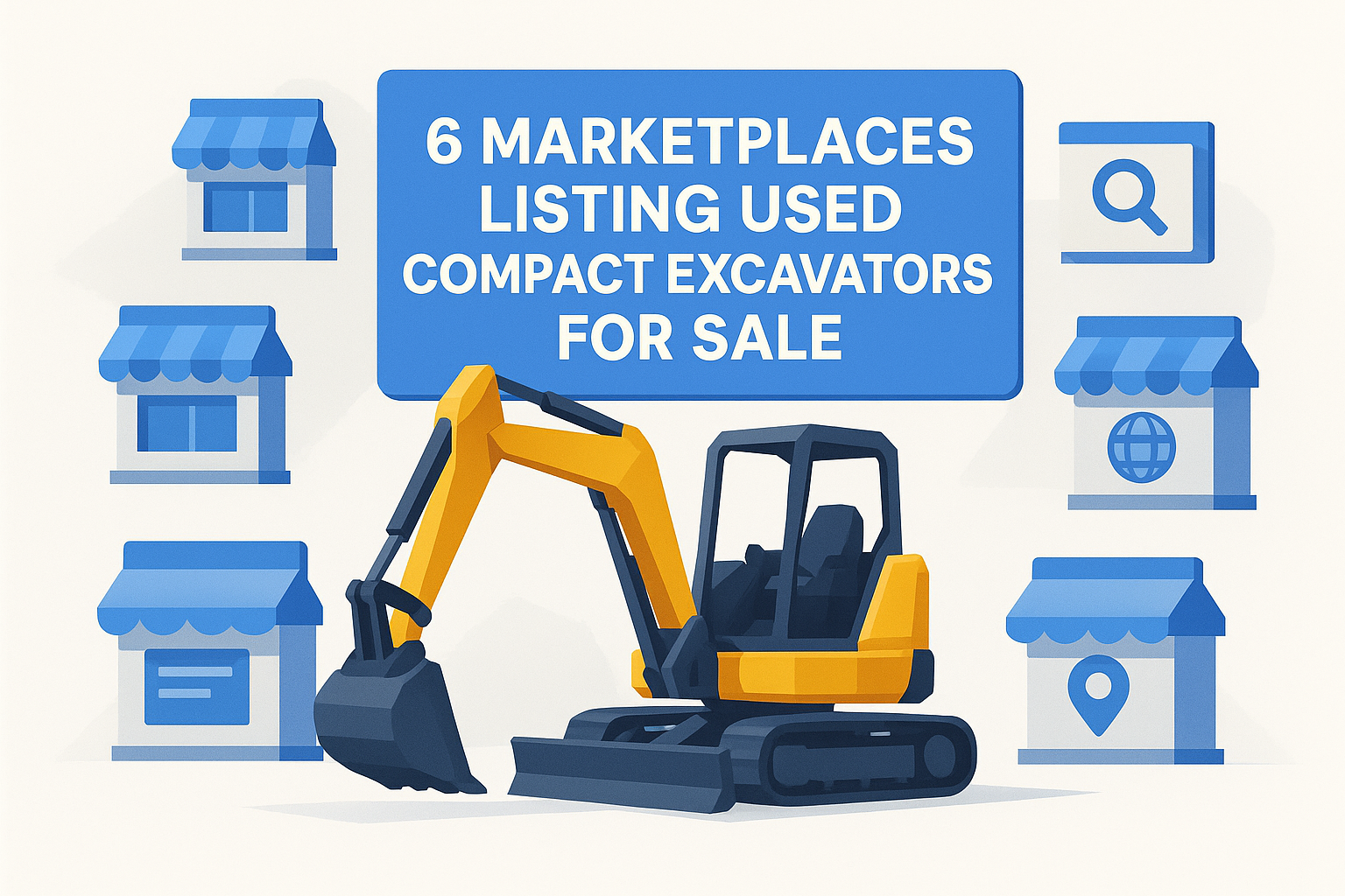 6 Marketplaces Listing Used Compact Excavators For Sale