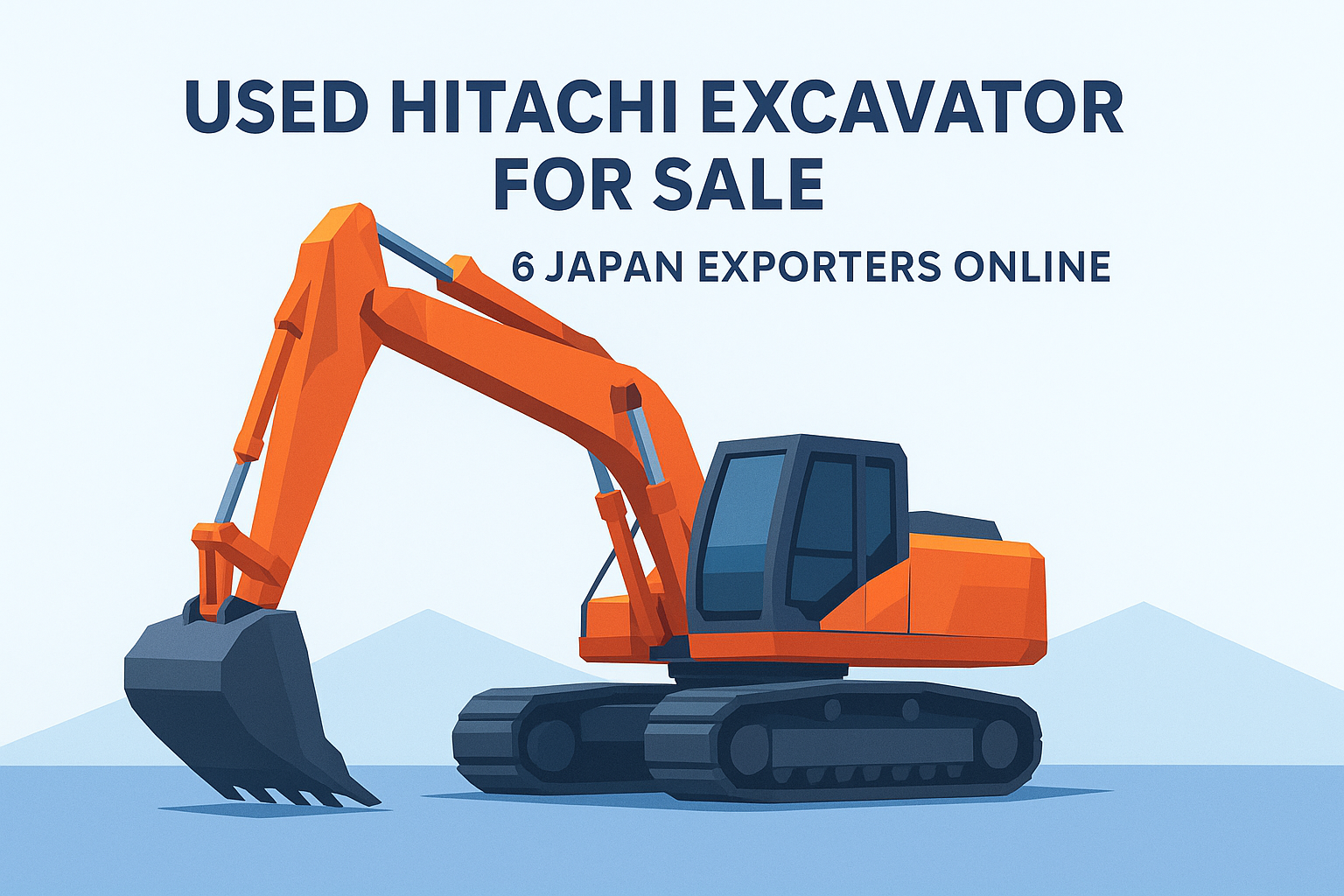 Used Hitachi Excavator for Sale: 6 Japan Exporters Online