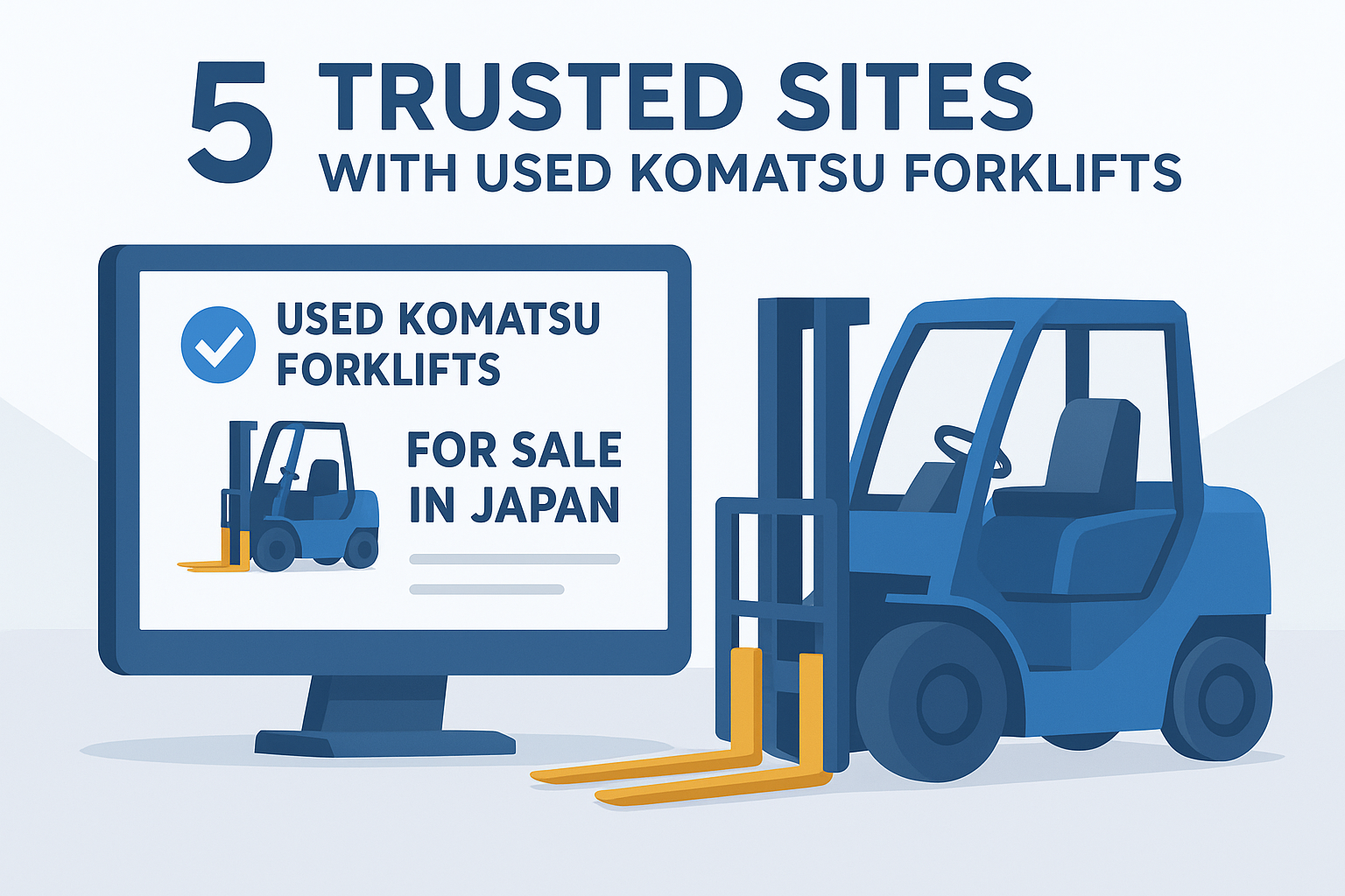 5 Trusted Sites With Used Komatsu Forklifts For Sale In Japan