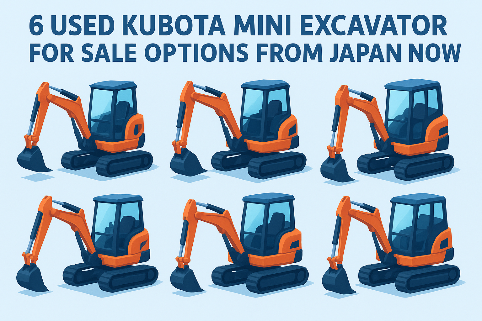 6 Used Kubota Mini Excavator for Sale Options From Japan Now
