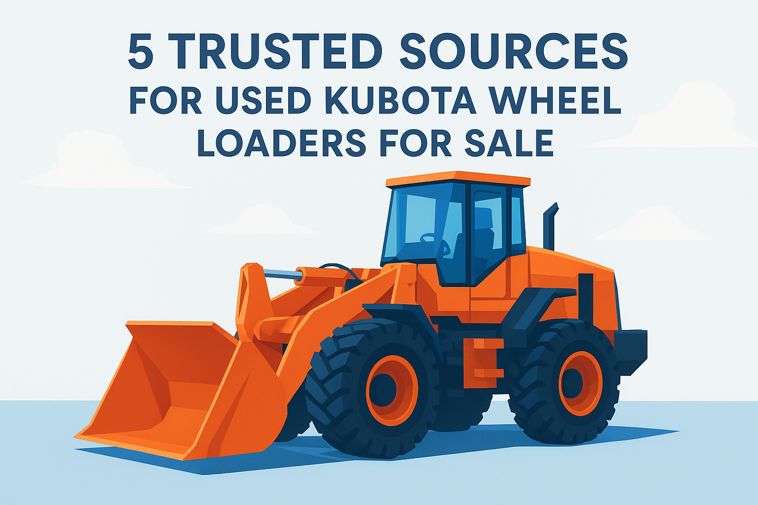 5 Trusted Sources For Used Kubota Wheel Loaders For Sale