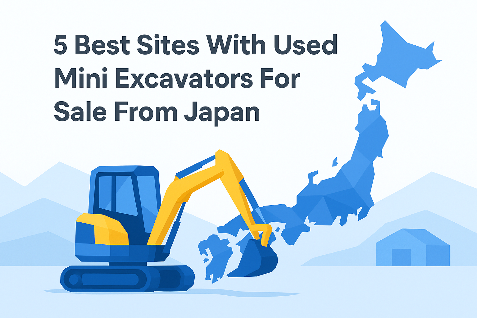 5 Best Sites With Used Mini Excavators For Sale From Japan