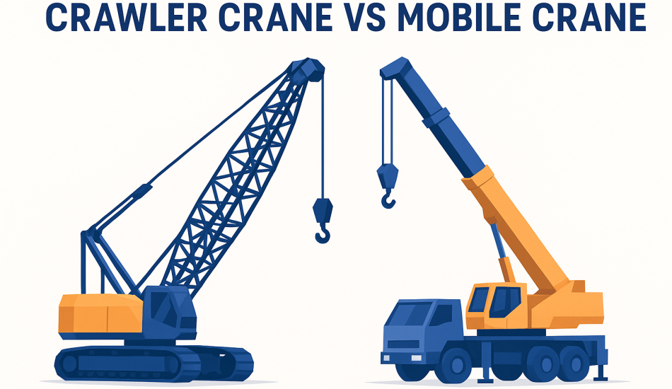 Crawler Crane vs Mobile Crane: Key Differences and Costs