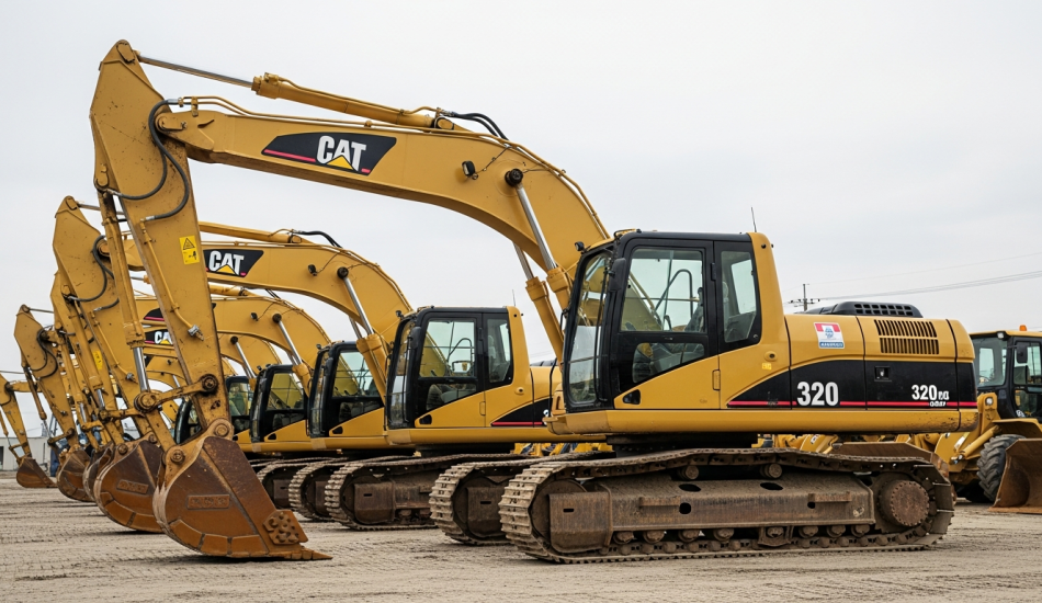 Illustration for "Used Caterpillar CAT 320 Excavator: Japan Export with Inspection & Pricing" — Caterpillar CAT 320 excavator used