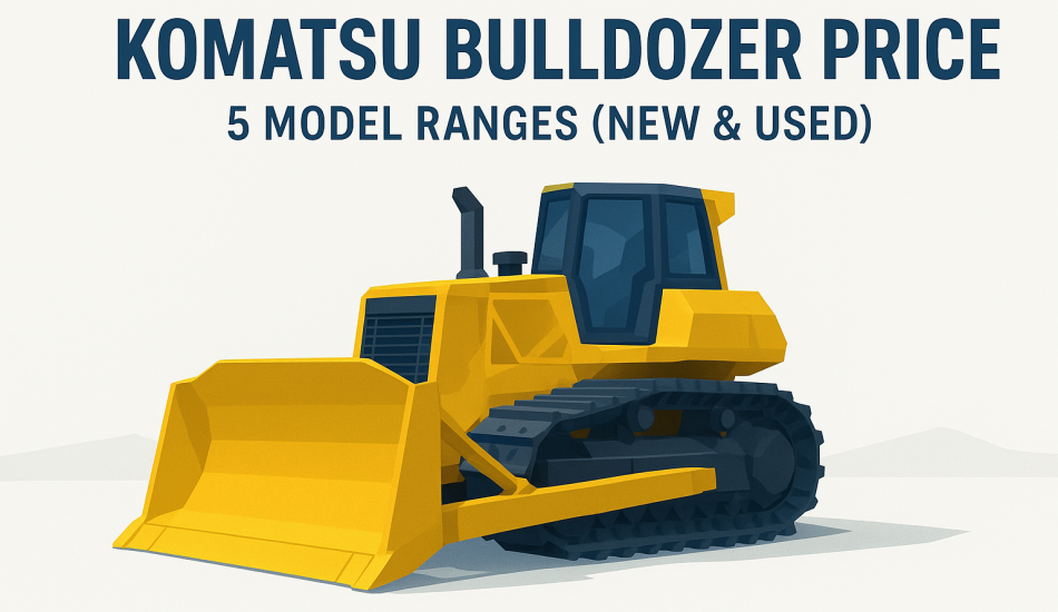 Komatsu Bulldozer Price: 5 Model Ranges (New & Used)