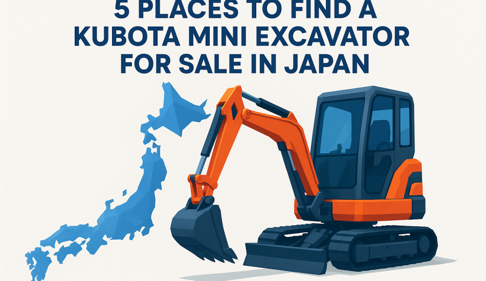5 Places To Find A Kubota Mini Excavator For Sale In Japan