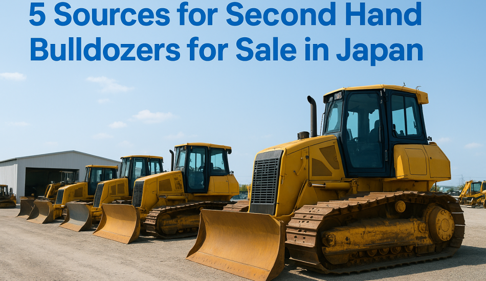 5 Sources for Second Hand Bulldozers for Sale in Japan