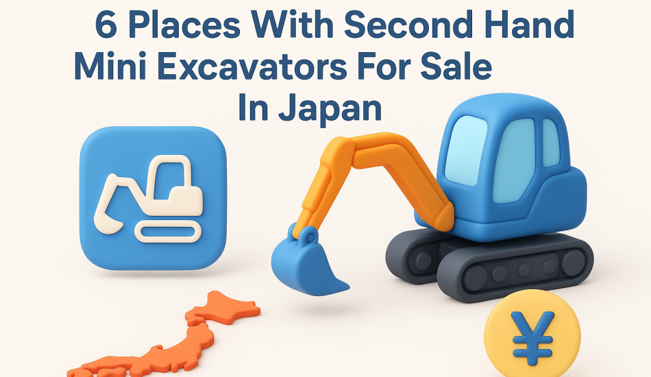 6 Places With Second Hand Mini Excavators For Sale In Japan