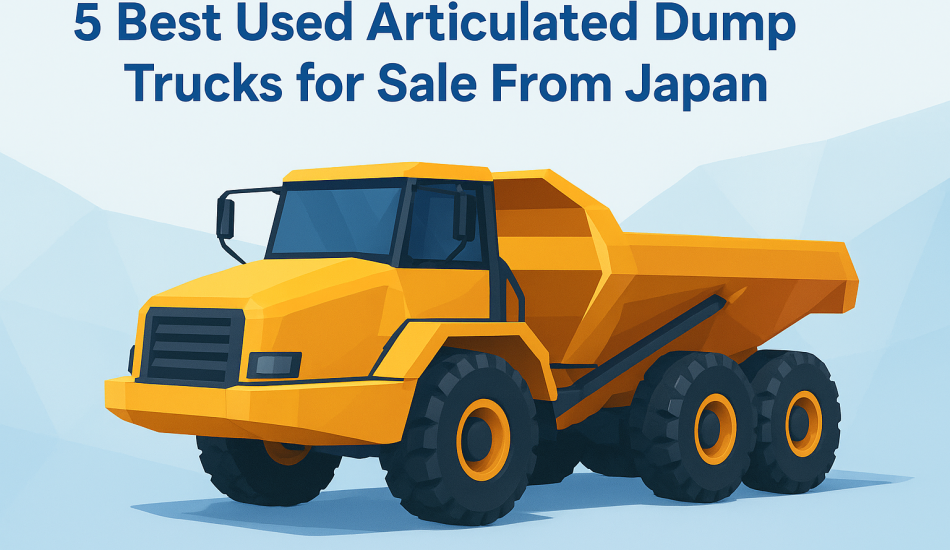 5 Best Used Articulated Dump Trucks for Sale From Japan