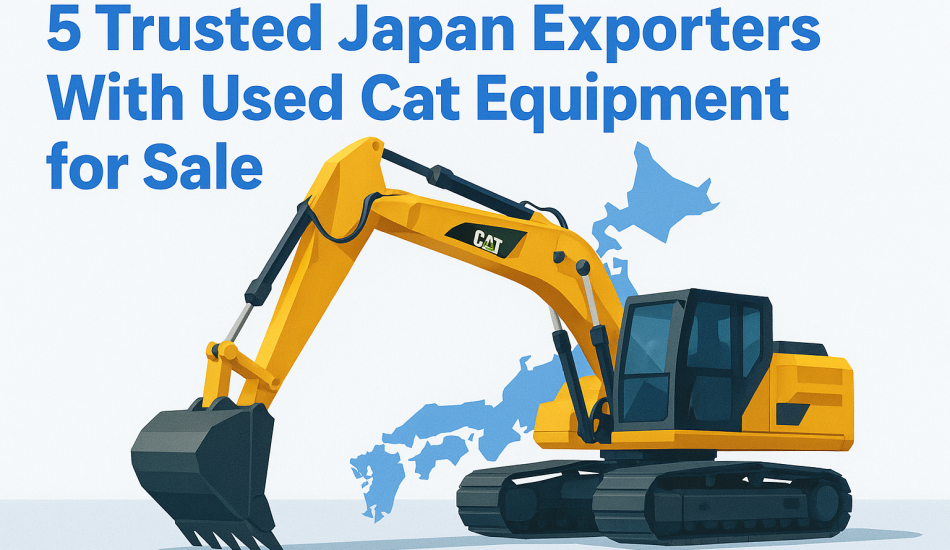 5 Trusted Japan Exporters With Used Cat Equipment for Sale