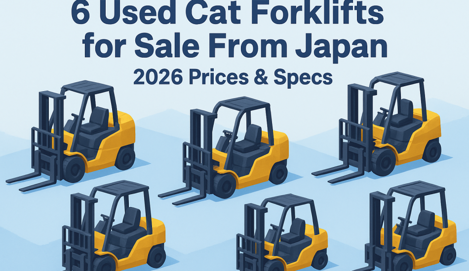 6 Used Cat Forklifts for Sale From Japan 2026 Prices & Specs