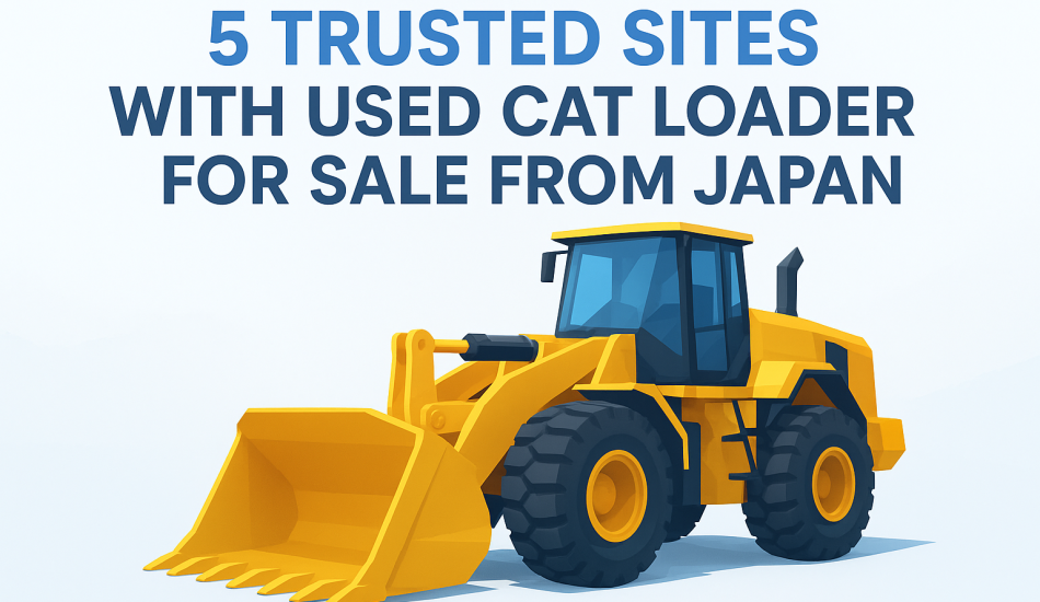 5 Trusted Sites With Used Cat Loader For Sale From Japan