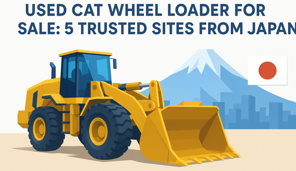 Used Cat Wheel Loader For Sale: 5 Trusted Sites From Japan