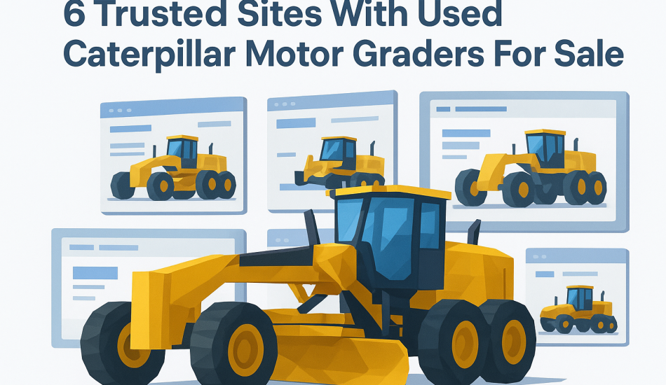 6 Trusted Sites With Used Caterpillar Motor Graders For Sale