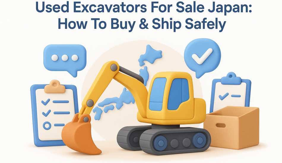 Used Excavators For Sale Japan: How To Buy & Ship Safely