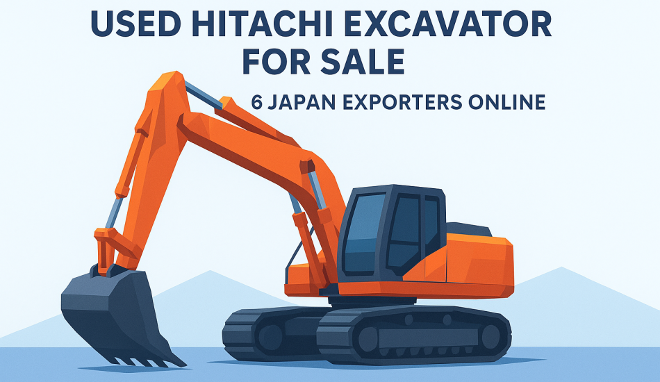 Used Hitachi Excavator for Sale: 6 Japan Exporters Online