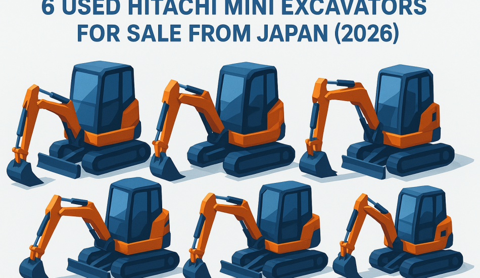 6 Used Hitachi Mini Excavators For Sale From Japan (2026)