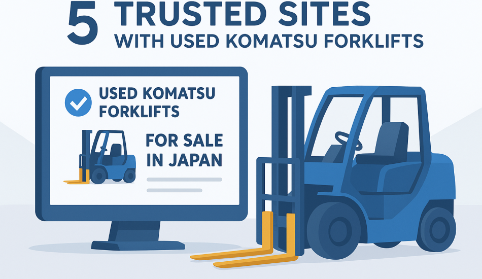 5 Trusted Sites With Used Komatsu Forklifts For Sale In Japan