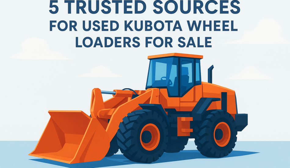 5 Trusted Sources For Used Kubota Wheel Loaders For Sale