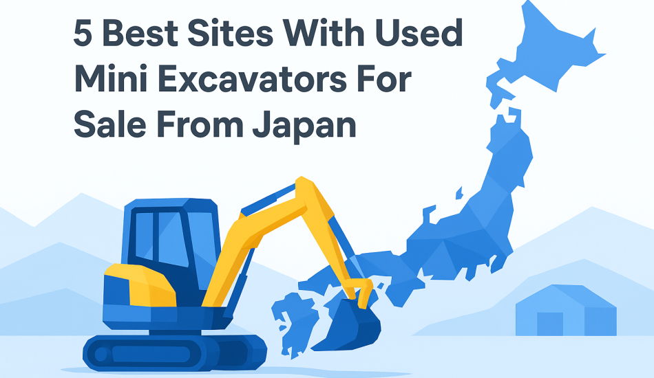 5 Best Sites With Used Mini Excavators For Sale From Japan